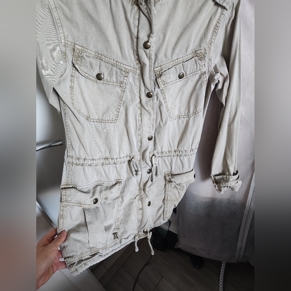 Talula Beige Button-Up Jacket - Picture 3 of 7